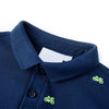 Vidaxl Kinderpolo -Shirt 140 Marineblau