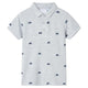 Vidaxl Kinderpolo -Shirt 140 gemischt grau