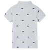 Vidaxl Kinderpolo -Shirt 140 gemischt grau