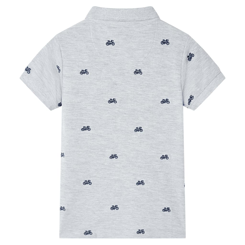 Vidaxl Kinderpolo -Shirt 140 gemischt grau
