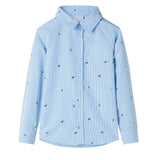 Vidaxl Kinderhemd 92 hellblau - afbeelding 1