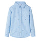 Vidaxl Kinderhemd 92 hellblau