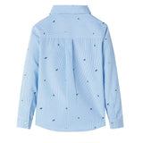 Vidaxl Kinderhemd 92 hellblau - afbeelding 2