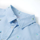 Vidaxl Kinderhemd 92 hellblau - afbeelding 3