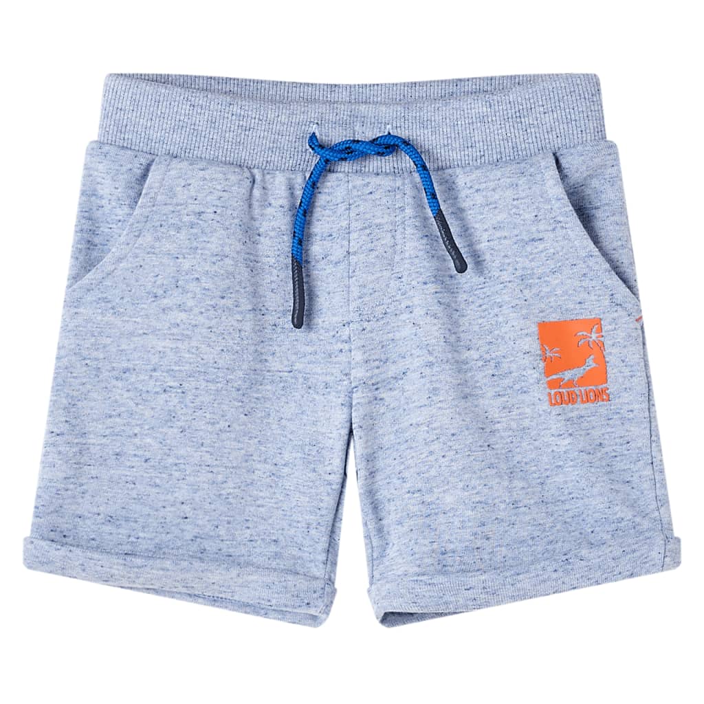 Vidaxl Kindershorts mit Trekoord 104 gemischt Blau