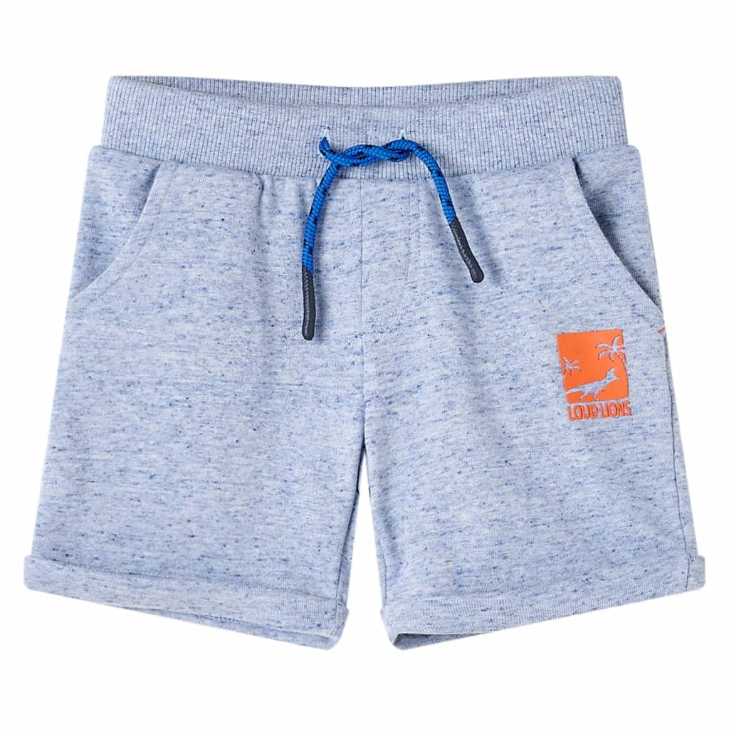 Vidaxl Kindershorts mit Trekoord 140 gemischt Blau