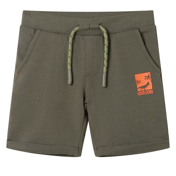 Vidaxl Kindershorts mit Trekkoord 92 Donkerkaki