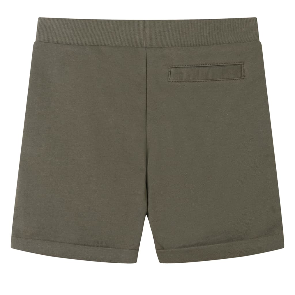 Vidaxl Kindershorts mit Trekoord 104 Donkerkaki