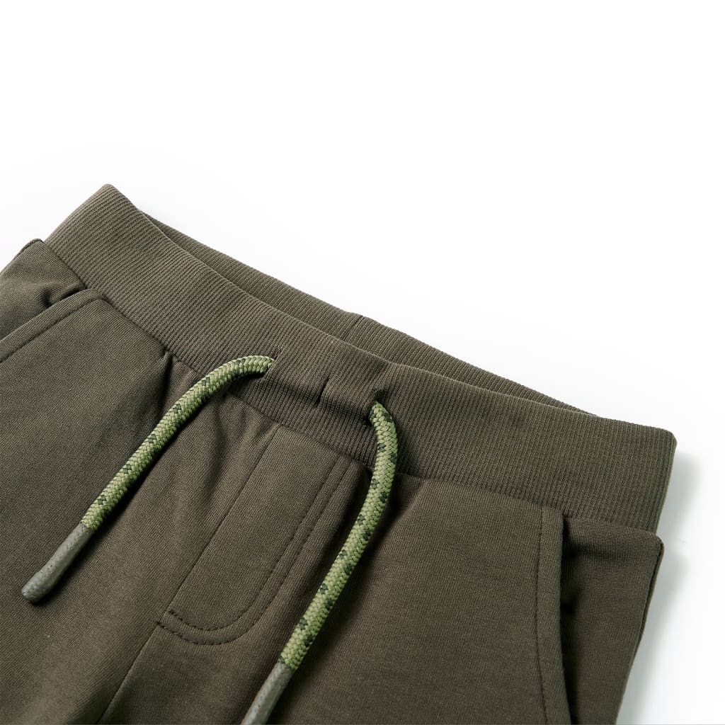 Vidaxl Kindershorts mit Trekkoord 128 Donkerkaki