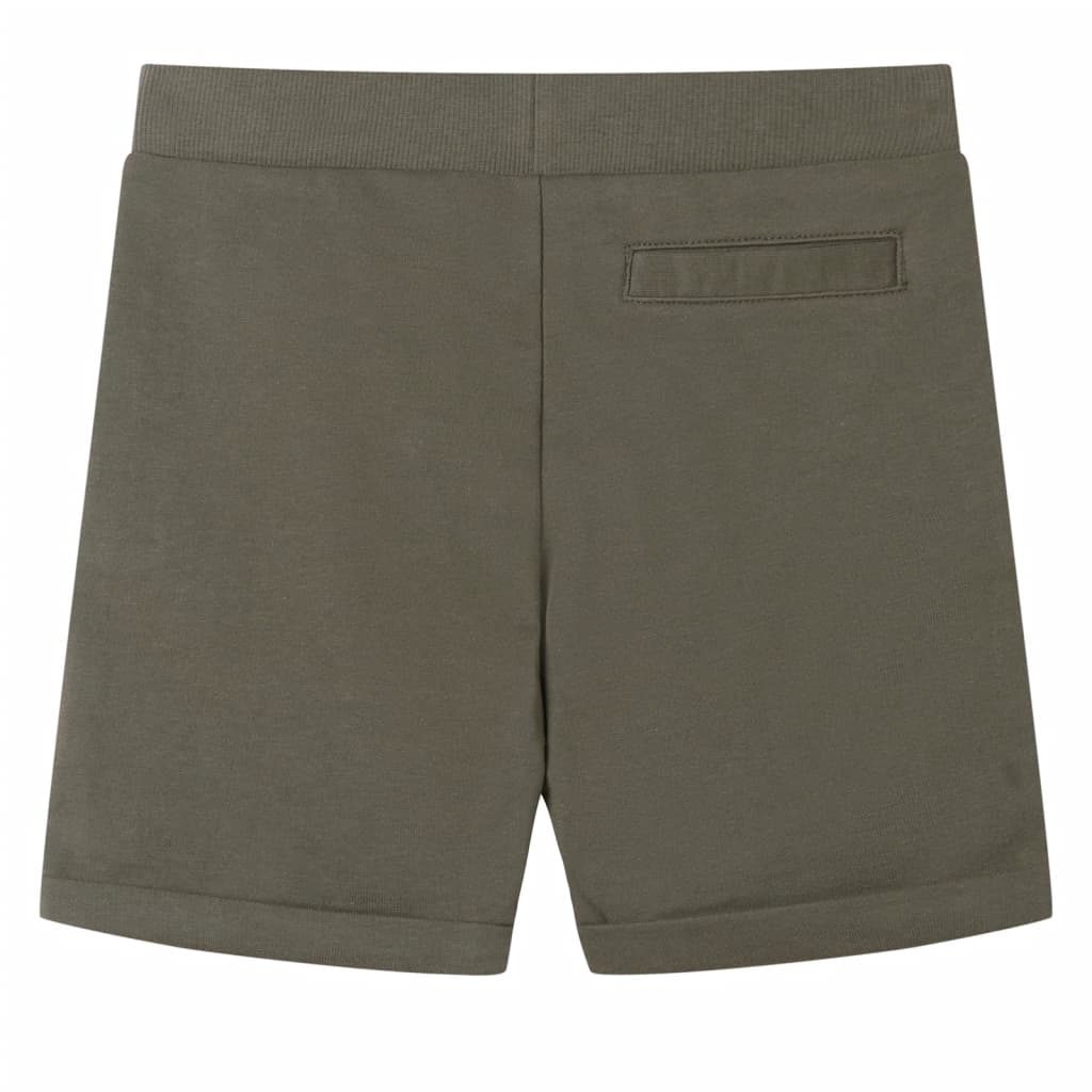 Vidaxl Kindershorts mit Trekoord 140 Donkerkaki