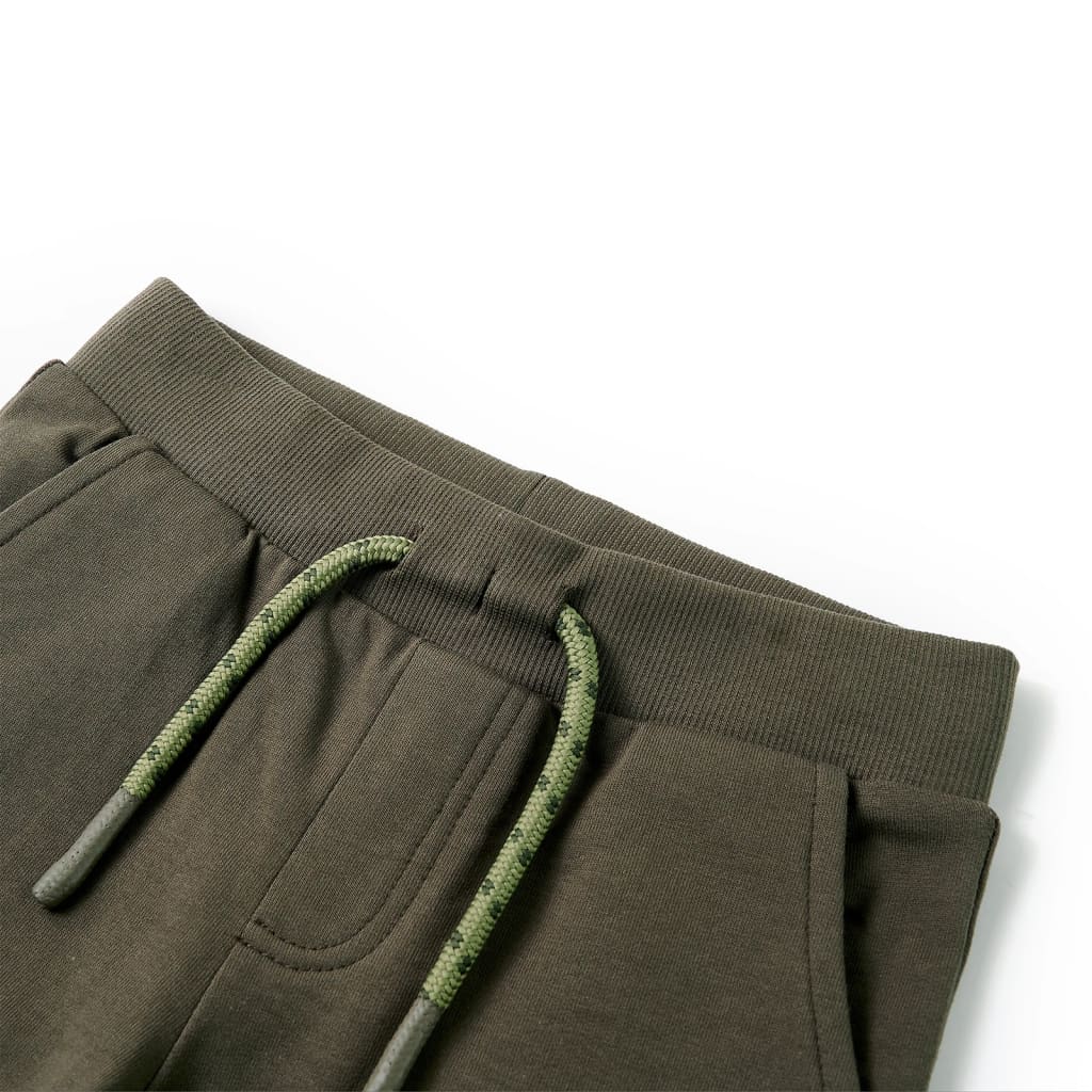 Vidaxl Kindershorts mit Trekoord 140 Donkerkaki