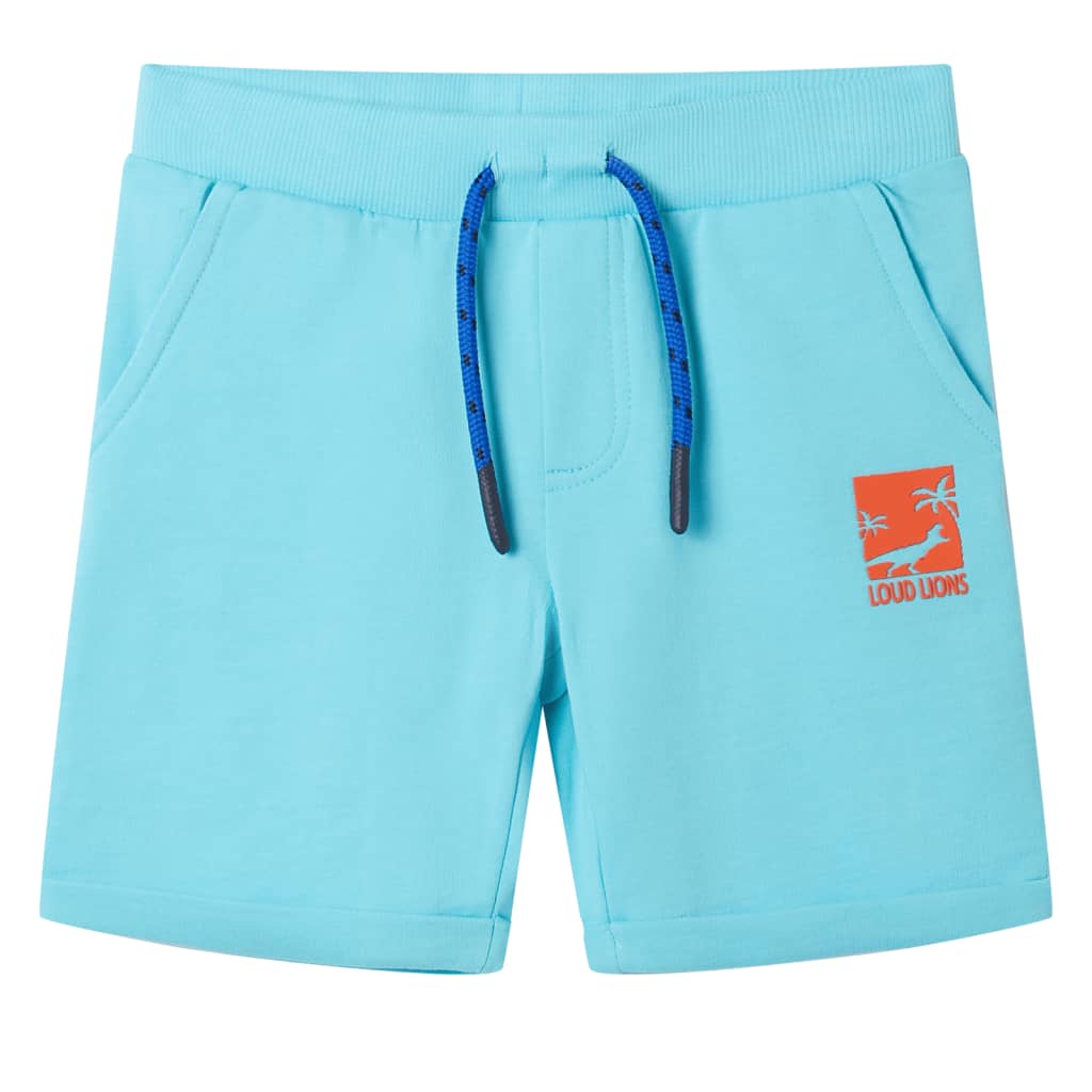Vidaxl Kindershorts mit Trekkoord 92 Sea Blue