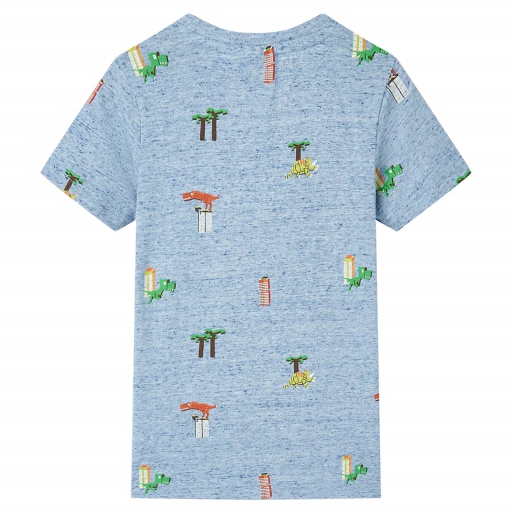 Vidaxl Kinderhemd 92 gemischt blau