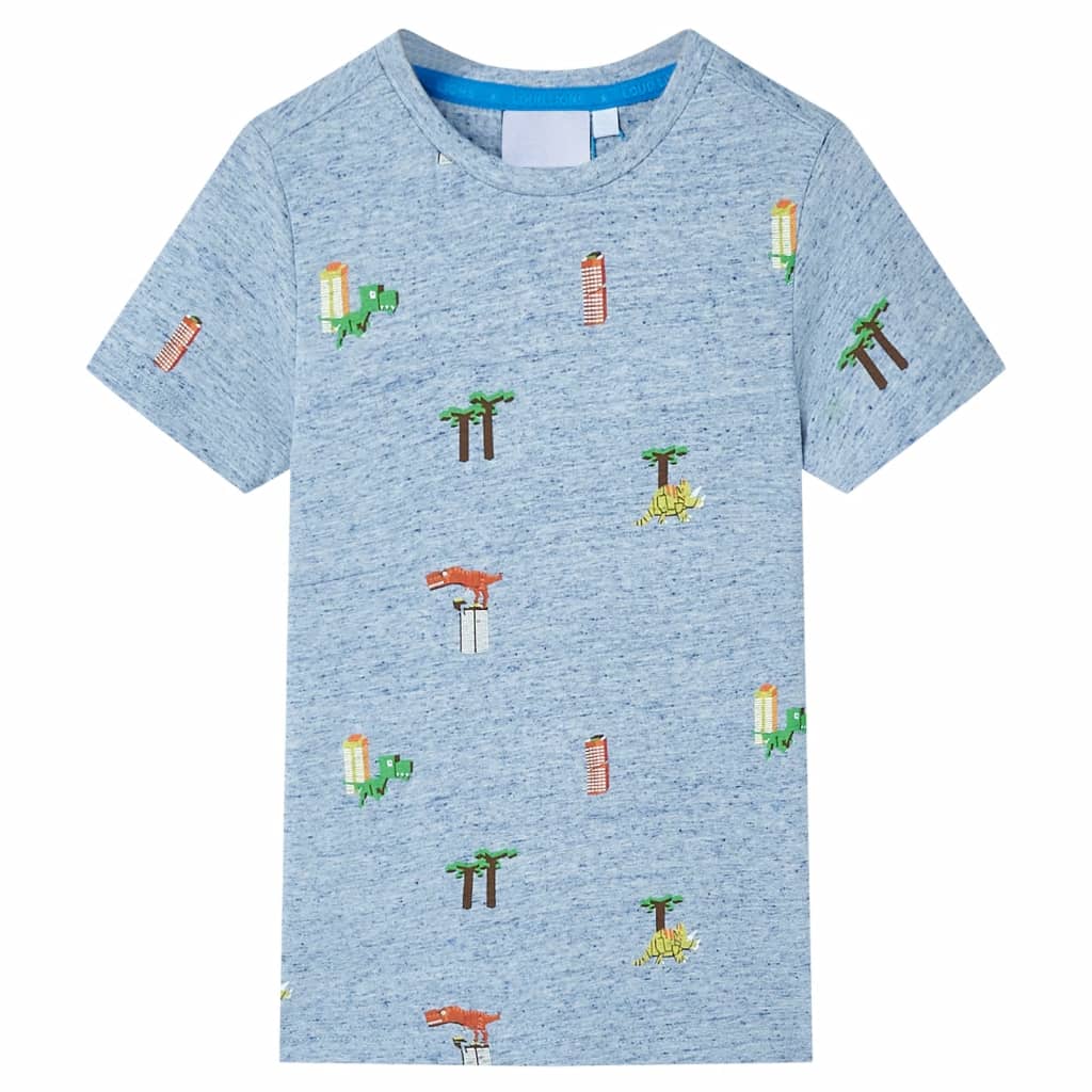 Vidaxl Kinderhemd 116 gemischt blau