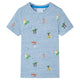 Vidaxl Kinderhemd 128 gemischt blau