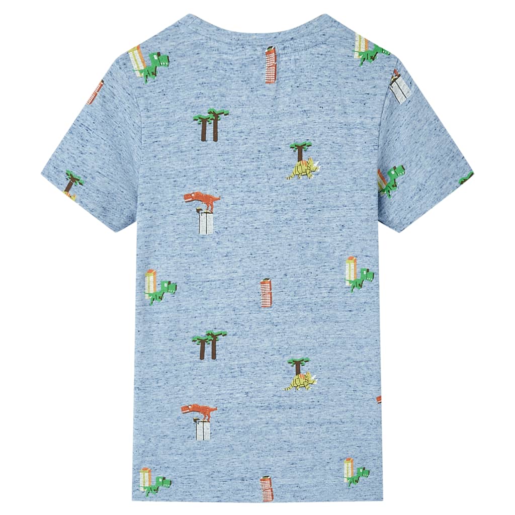 Vidaxl Kinderhemd 128 gemischt blau