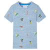 Vidaxl Kinderhemd 140 gemischt blau