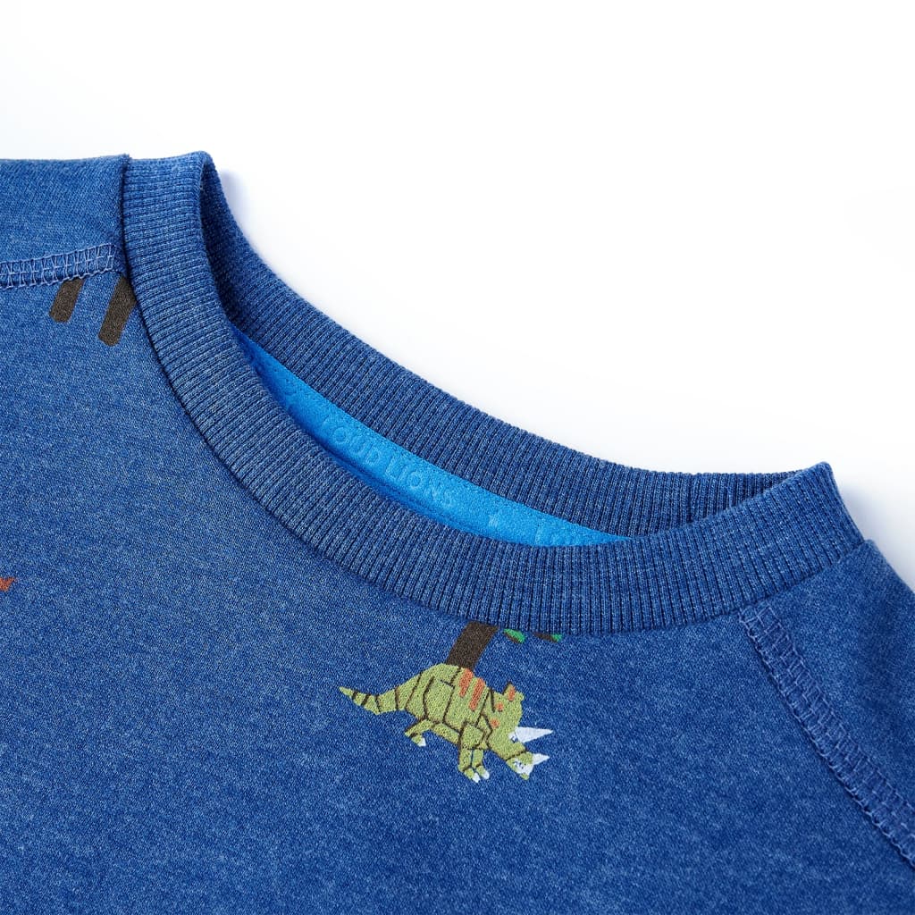 Vidaxl Kinderpullover 92 gemischtes dunkelblau