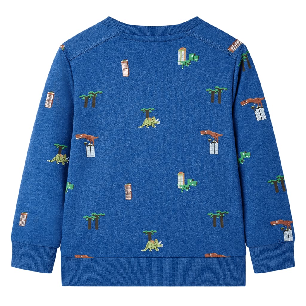 Vidaxl Kinderpullover 116 gemischtes dunkelblau