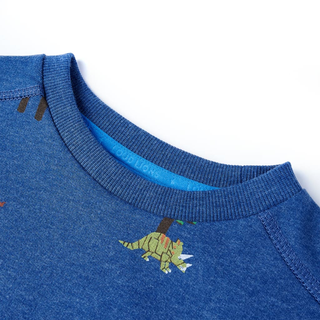 Vidaxl Kinderpullover 116 gemischtes dunkelblau