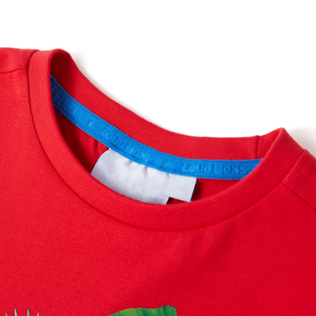 Vidaxl Kinderhemd 116 rot