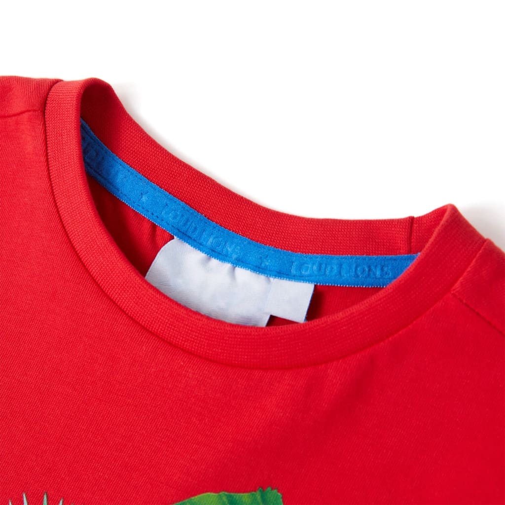 Vidaxl Kinderhemd 128 rot