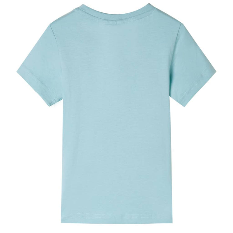 Vidaxl Kinderhemd 92 helles Meerblau