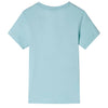 Vidaxl Kinderhemd 116 helles Meerblau