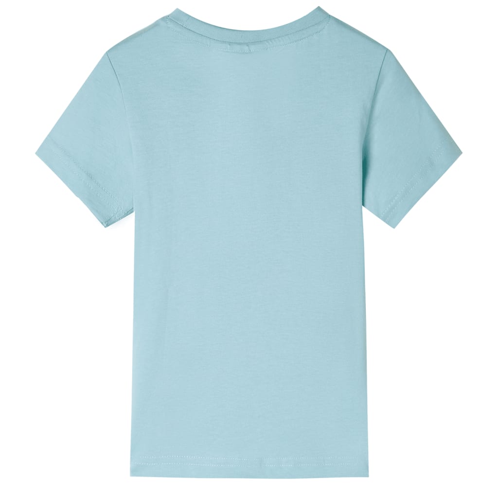 Vidaxl Kinderhemd 128 helles Meerblau