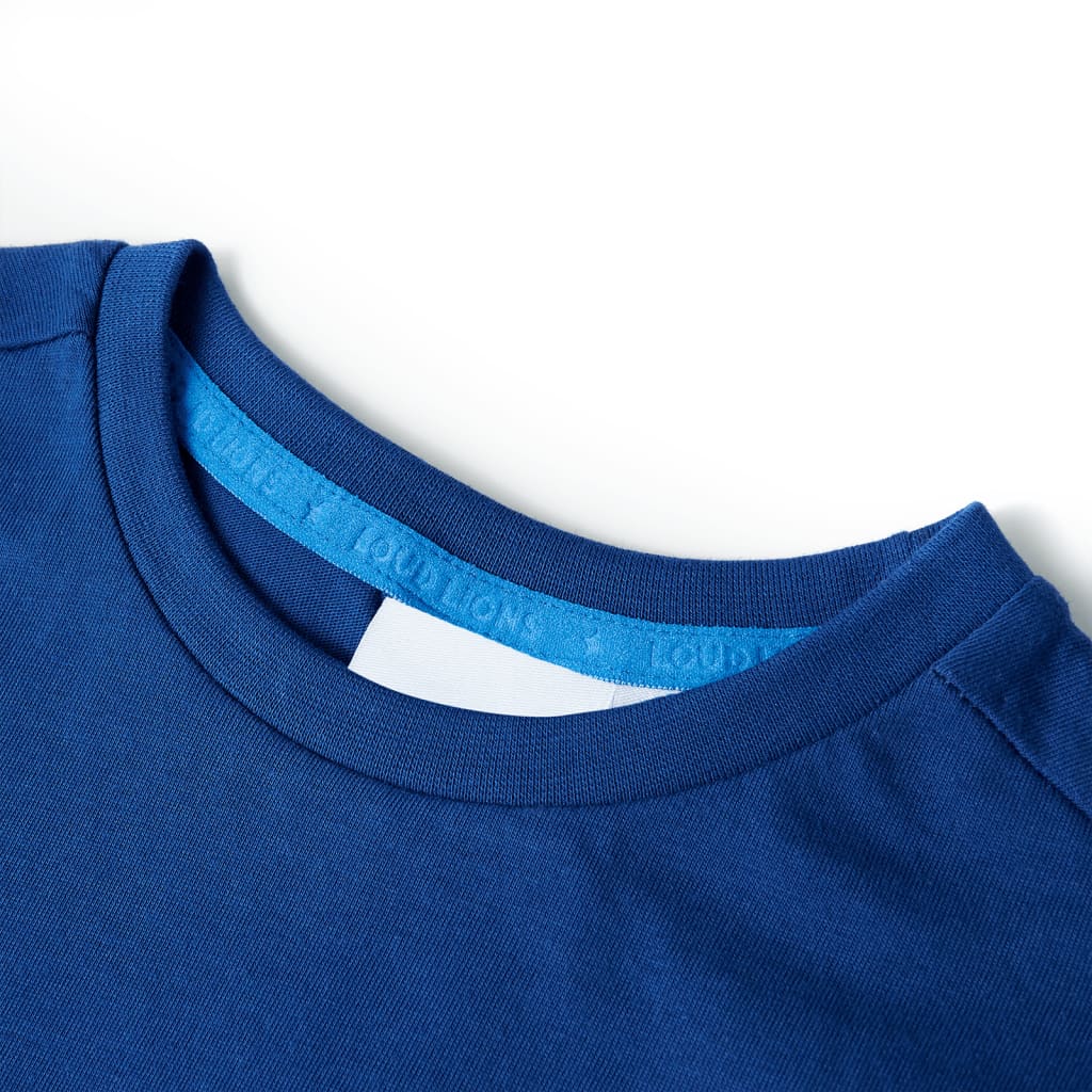 Vidaxl Kinderhemd 128 dunkelblau