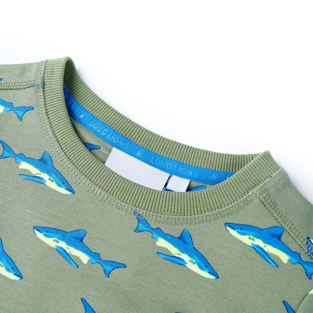 Vidaxl Kinderpullover 116 Lichtkaki