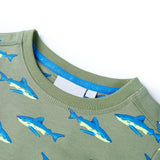 Vidaxl Kinderpullover 128 Lichtkaki - afbeelding 3