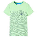 Vidaxl Kinderhemd 116 Neongroen - afbeelding 1