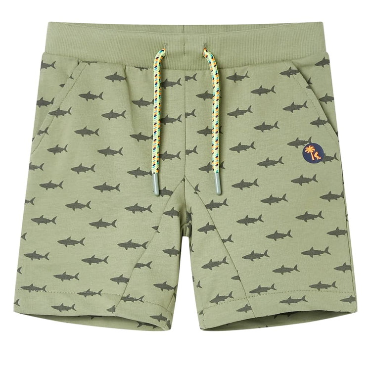 Vidaxl Kindershorts mit Trekkoord 116 Lichtkaki