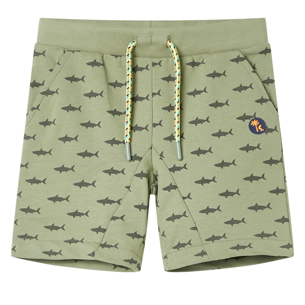 Vidaxl Kindershorts mit Trekoord 140 Lichtkaki
