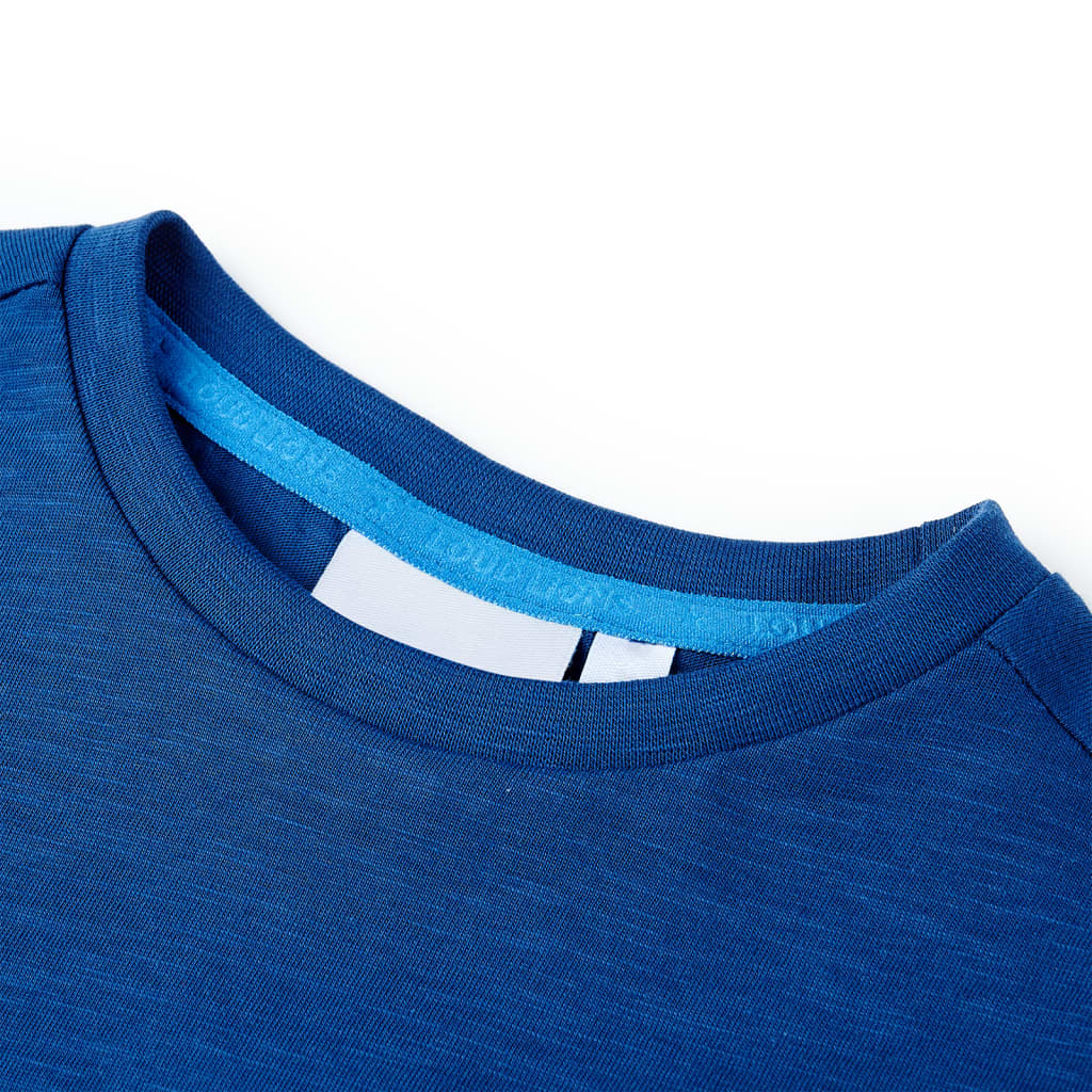 Vidaxl Kinderhemd 128 dunkelblau