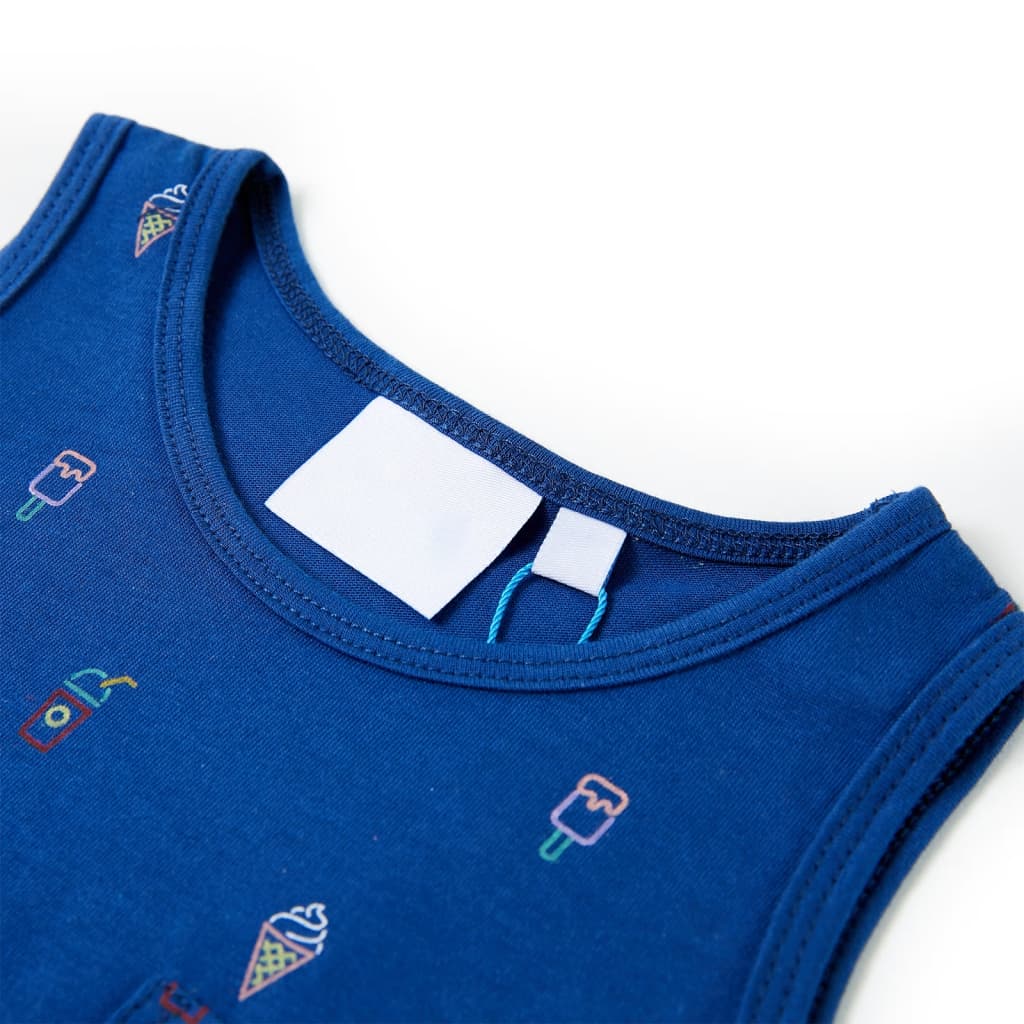 Vidaxl Children's Top 128 Dunkelblau