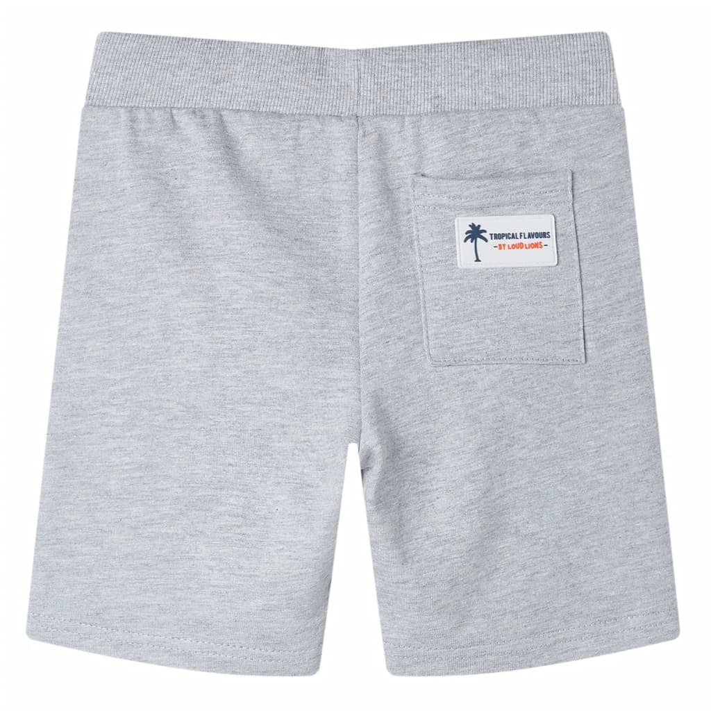 Vidaxl Kindershorts mit Trekkoord 128 Gray