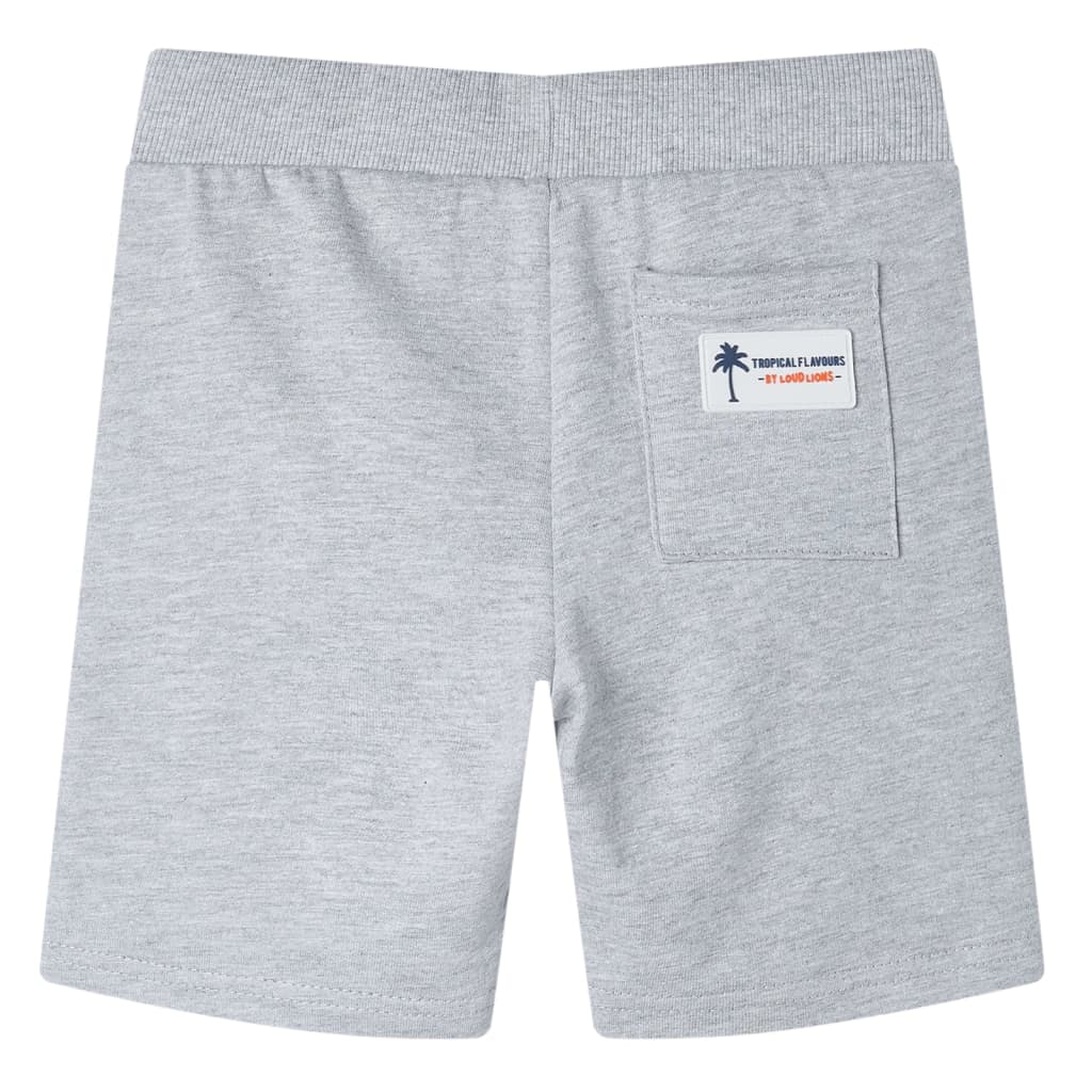 Vidaxl Kindershorts mit Trekkoord 140 Grau
