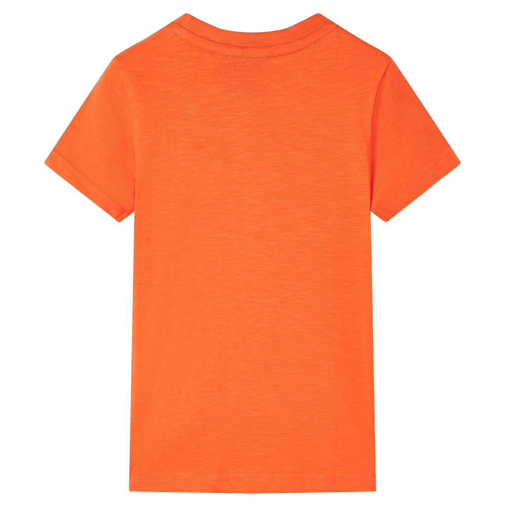 Vidaxl Kinderhemd 128 Donkeroranje