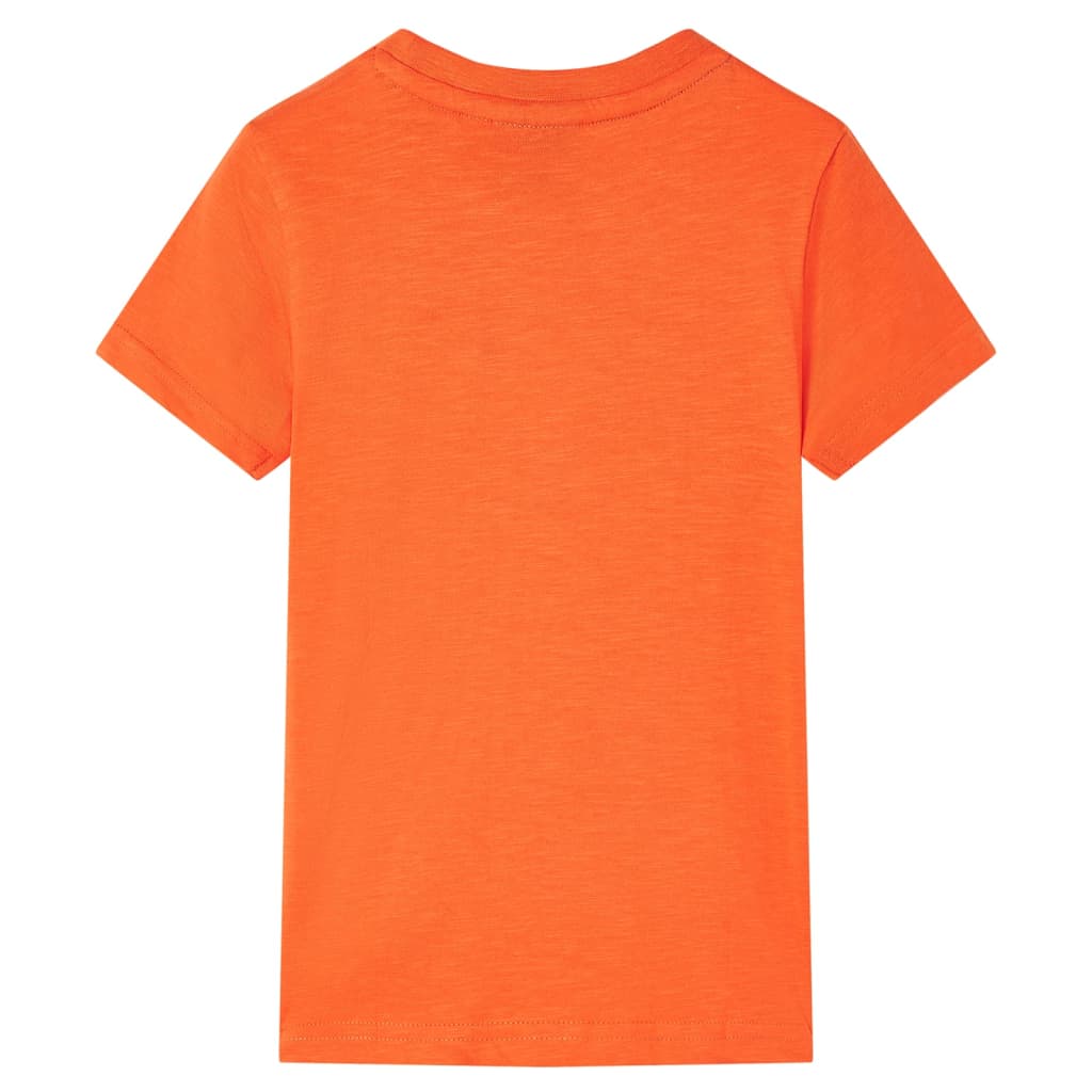 Vidaxl Kinderhemd 140 Donkeroranje