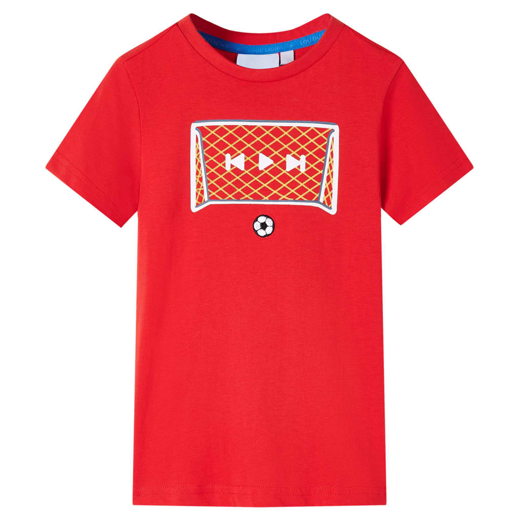 Vidaxl Kinderhemd 128 rot