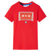 Vidaxl Kinderhemd 140 rot