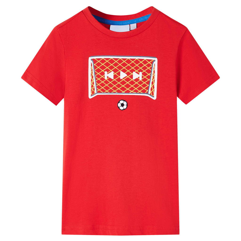 Vidaxl Kinderhemd 140 rot