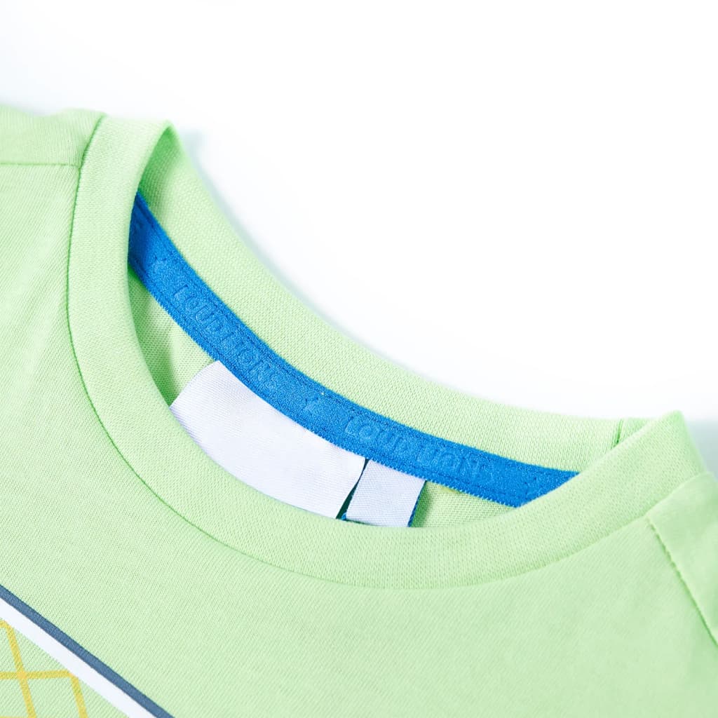 Vidaxl Kinderhemd 92 Limegroen