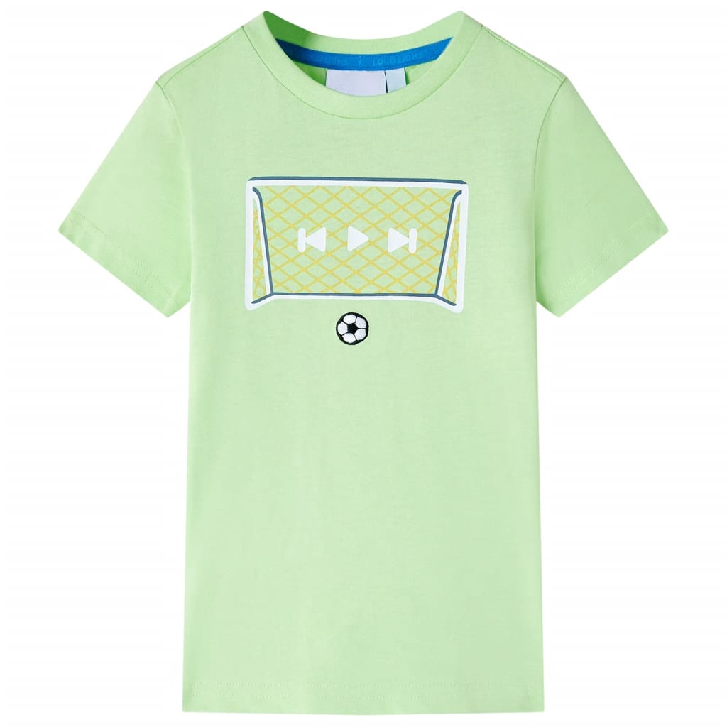 Vidaxl Kinderhemd 104 Limegroen