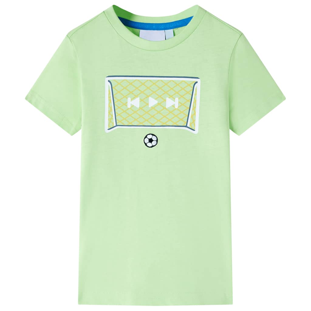 Vidaxl Kinderhemd 140 Limegroen