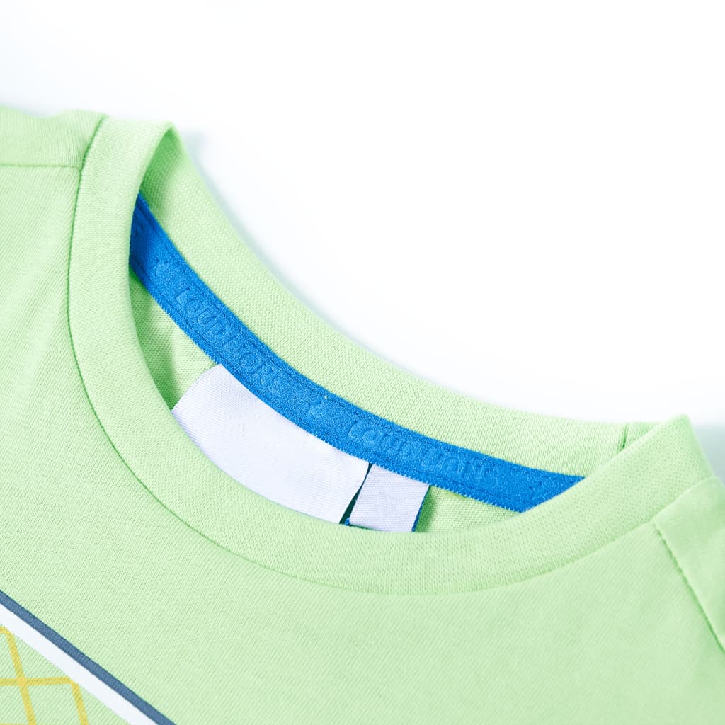 Vidaxl Kinderhemd 140 Limegroen