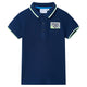 Vidaxl Kinderpolo -Shirt 116 Marineblau