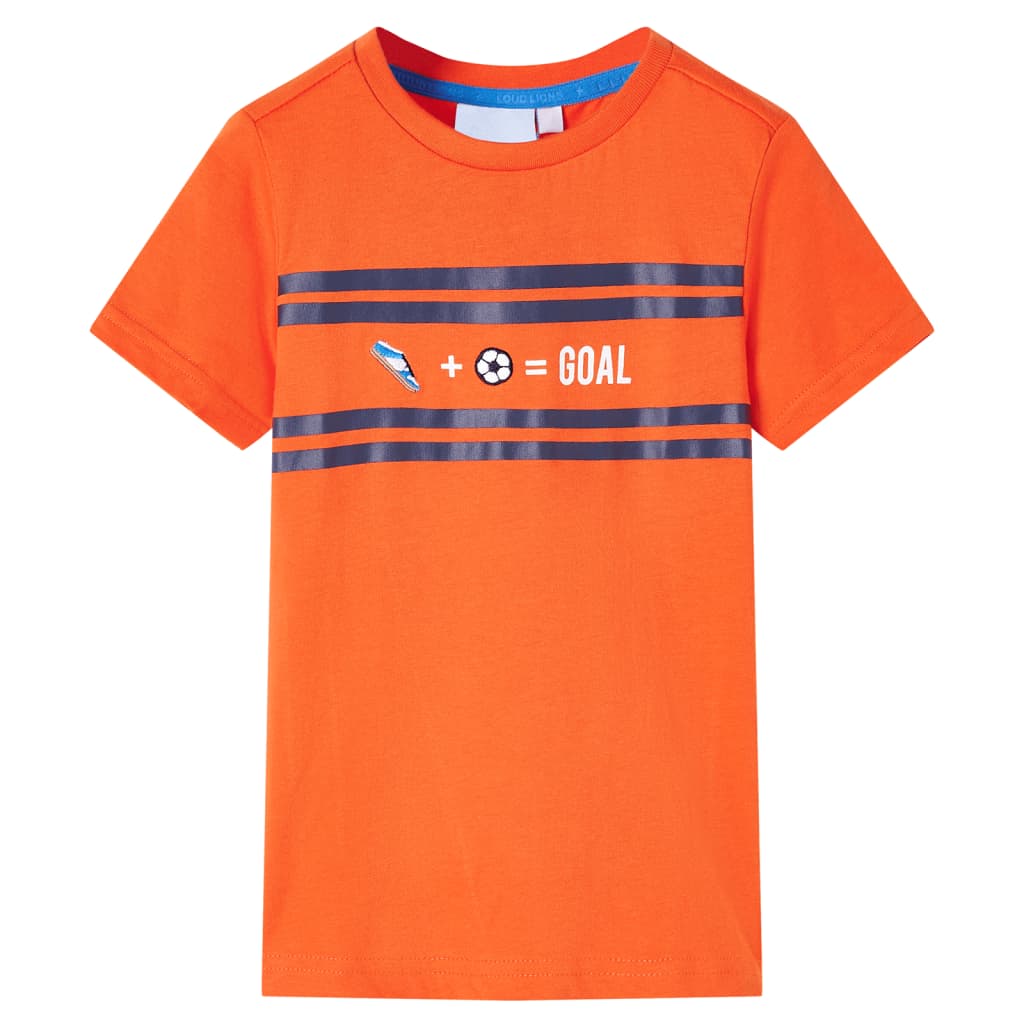 Vidaxl Kinderhemd 92 Donkeroranje